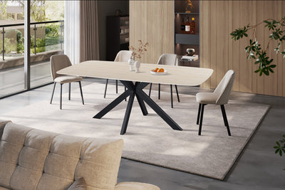 Eettafel Apollo Baroque Beige - 200 cm Deens Ovaal
