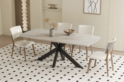 Eettafel Apollo Shakespear Beige - 180 cm Deens Ovaal