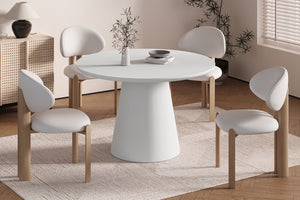 Eettafel Tavira Cement Ecru - 120 cm Rond