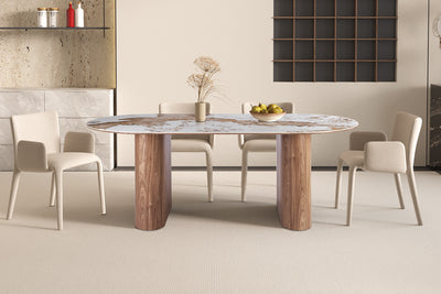 Eettafel Evora Glans - 210 cm Ovaal