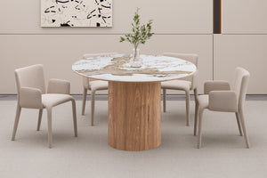 Uitschuiftafel Evora - 120-200 cm Rond naar Ovaal