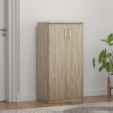 Schoenenkast 'Maurice' 2 deuren Decor Sonoma