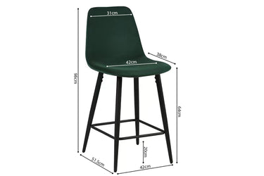 Counterstoel Boy Groen