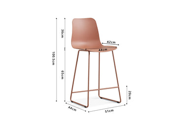 Counterstoel Marie Terracotta