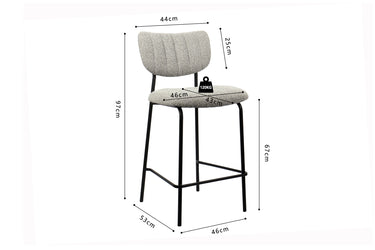 Counterstoel Antura Lichtgrijs