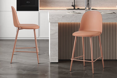 Counterstoel Jasmin Terracotta