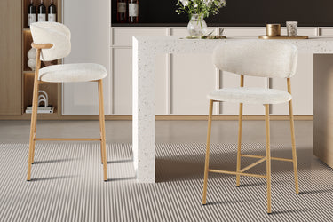 Counterstoel Coco Naturel Beige
