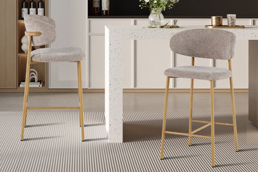 Counterstoel Coco Naturel Zand