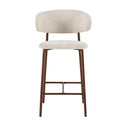 Counterstoel Coco Walnoot Beige