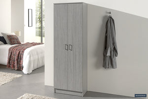 Opbergkast Ray Grijs Eiken - 60 cm 2 Deuren
