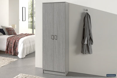 Opbergkast Ray Grijs Eiken - 60 cm 2 Deuren
