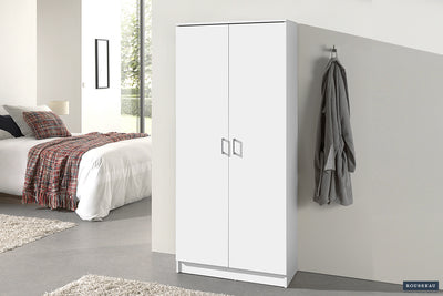 Opbergkast Ray Wit - 80 cm 2 Deuren