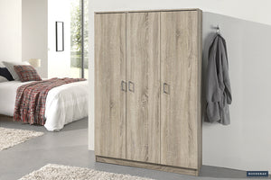 Opbergkast Ray Sonoma - 120 cm 3 Deuren