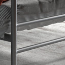 Bed 'Sandro' 90x200 met lattenbodem Grijs