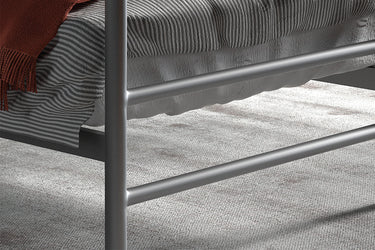 Bed 'Sandro' 90x200 met lattenbodem Grijs