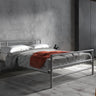Bed 'Sandro' 140x200 met lattenbodem Grijs