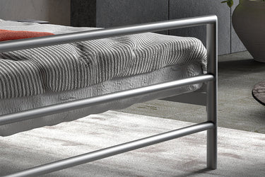 Bed 'Sandro' 160x200 met lattenbodem Grijs
