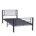 Bed 'Sammy' 90x200 Metaal Donkergrijs