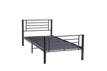 Bed 'Sammy' 90x200 Metaal Donkergrijs