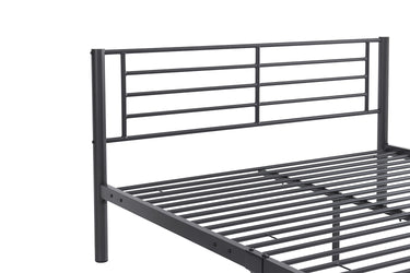 Bed 'Sammy' 140x200 Metaal Donkergrijs