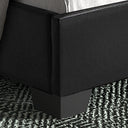 Bed 'Roma' 160x200 met lattenbodem PU Zwart