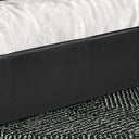 Bed 'Roma' 160x200 met lattenbodem PU Zwart