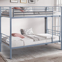Stapelbed 'Sammy' 90x200 Splitsbaar Metaal Lichtgrijs