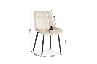 Eetkamerstoel Juta Beige