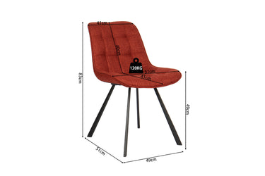 Eetkamerstoel Ariba Rood