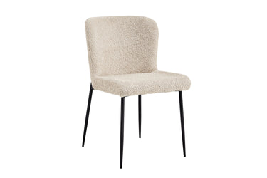 Eetkamerstoel Lisa Bouclé Beige