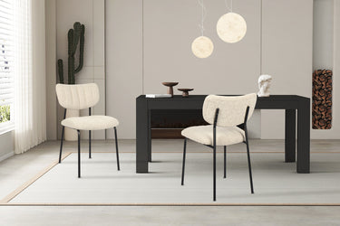 Eetkamerstoel Antura Bouclé Beige