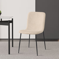 Eetkamerstoel Alice Corduroy Beige