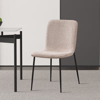Eetkamerstoel Alice Bouclé Beige