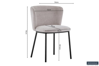 Eetkamerstoel Arthur Beige
