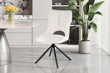 Eetkamerstoel Mori Beige Draaibaar