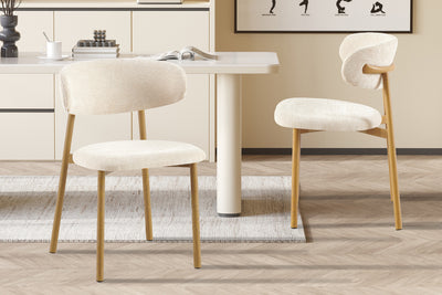 Eetkamerstoel Coco Naturel Beige