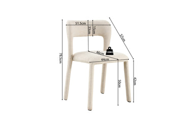 Eetkamerstoel Elvas Beige