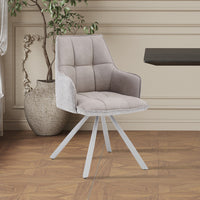 Eetkamerstoel Solenne Beige Draaibaar