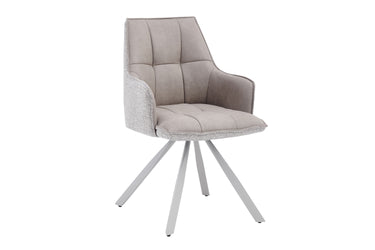 Eetkamerstoel Solenne Beige Draaibaar