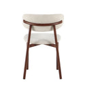 Eetkamerstoel Coco Walnoot Beige