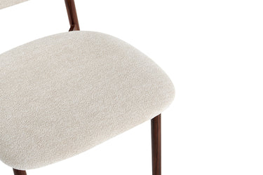 Eetkamerstoel Coco Walnoot Beige