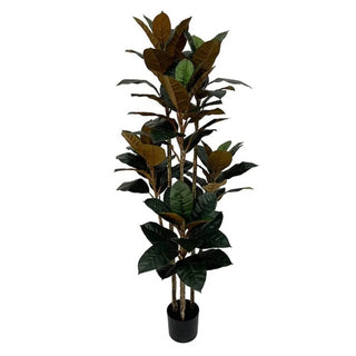 Rubberplant kunstplant 160 cm - met 3 stammen