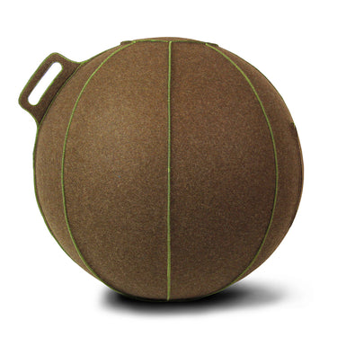 VLUV Zitbal VELT 60-65 cm - Bruin-melange/Groen