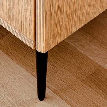 NOBLE 4-türiges Sideboard – Eichenfurnier, 160 cm