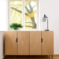 Dressoir NOBLE 4-deurs - eikenfineer 160cm - Mooier Thuis