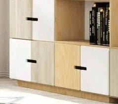 Sideboard PIX 145 cm – helle Eiche mit Farbmix