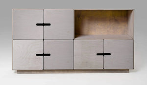 Sideboard PIX 145 cm – Kieselgrau