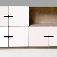 Dressoir PIX 145cm - Kiezelgrijs / Wit - Mooier Thuis