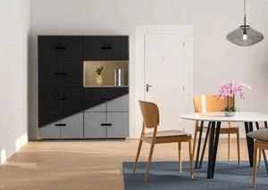 PIX-Fachschrank – Schwarzes HPL