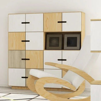 PIX-Schrank mit Fächern – Farbmischung aus 4 Farben